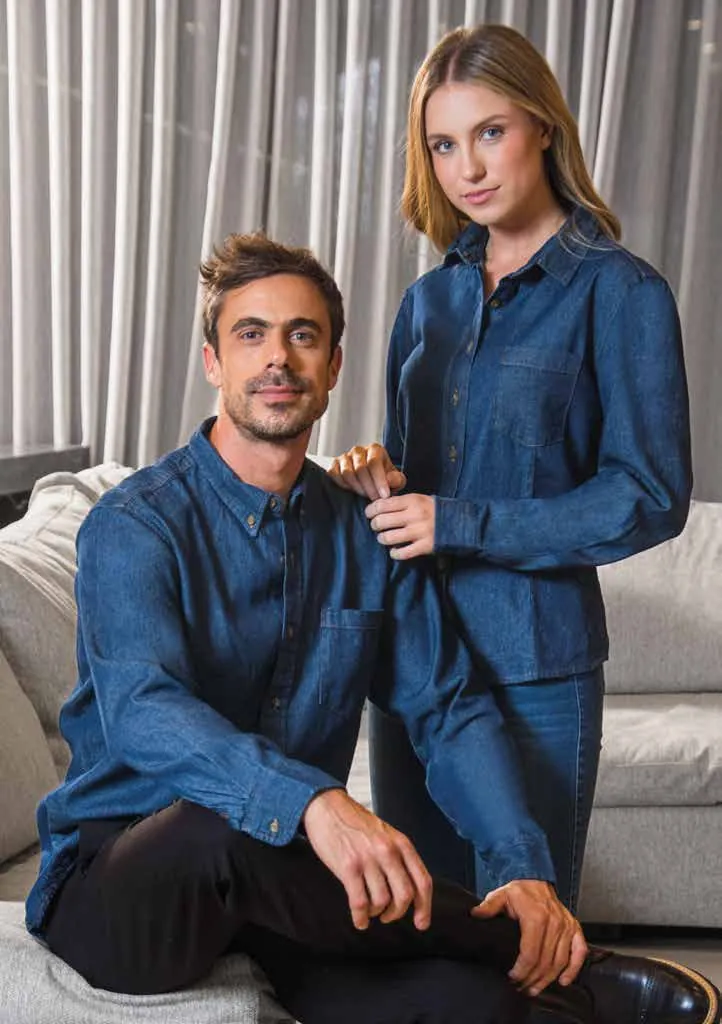 Camisa Mezclilla 7.5 oz Dama